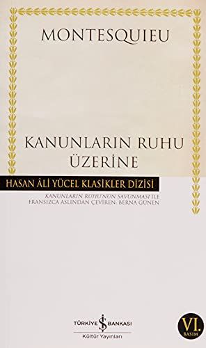 Kanunlarin Ruhu Üzerine Ciltsiz