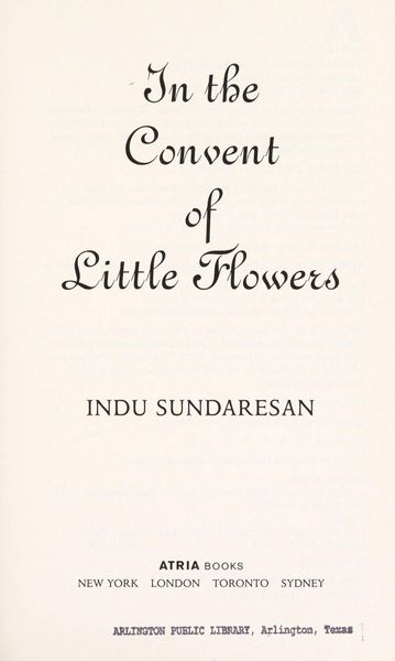 In the Convent of Little Flowers