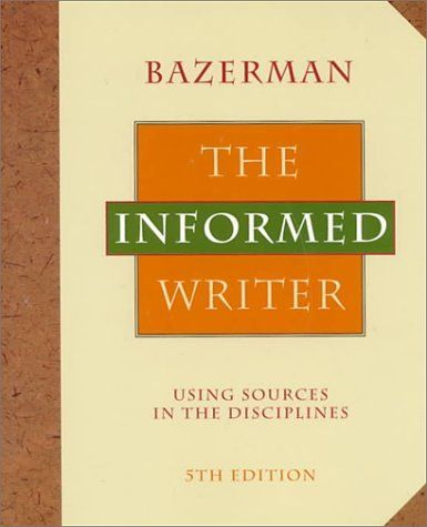 The Informed Writer