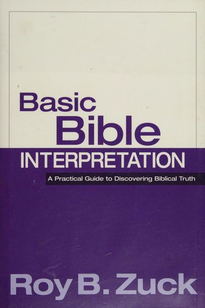 Basic Bible Interpretation