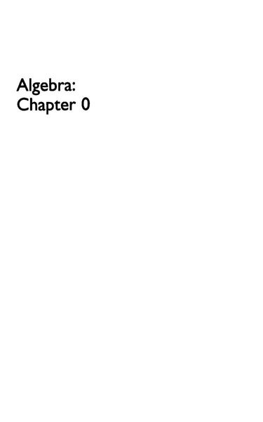 Algebra