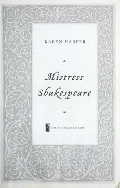 Mistress Shakespeare