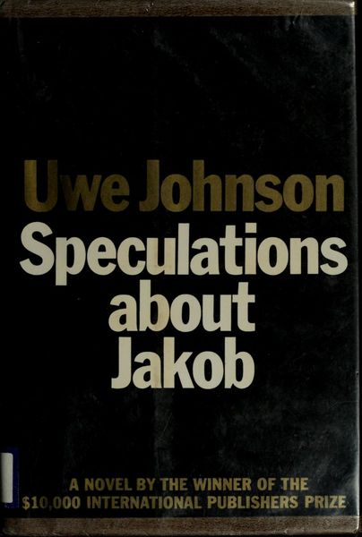 Speculations About Jakob