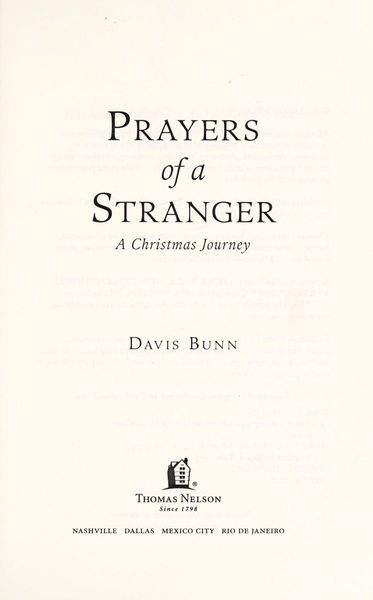 Prayers of a stranger