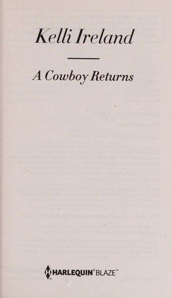 A cowboy returns