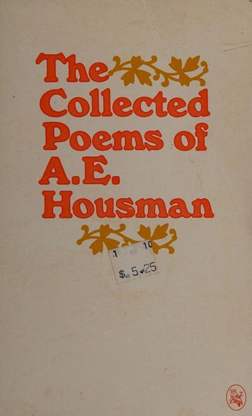 Collected Poems of A. E. Housman