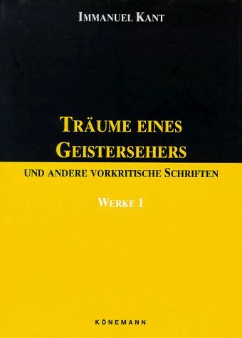 Traume Eines Geistersehers Werke 1