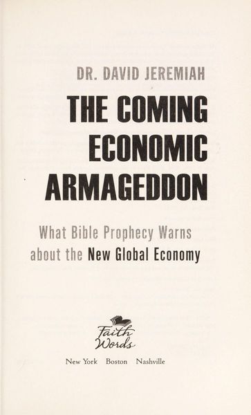 The coming economic Armageddon