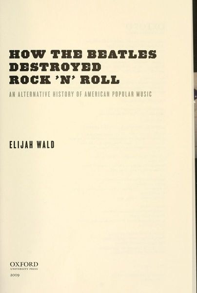 How the Beatles destroyed rock 'n' roll