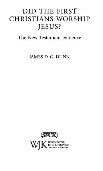 Did the first Christians worship Jesus?