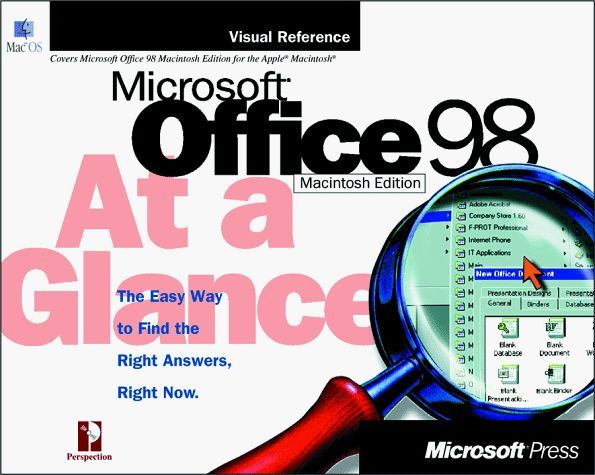 Microsoft Office 98 Macintosh Edition at a Glance (At a Glance (Microsoft))