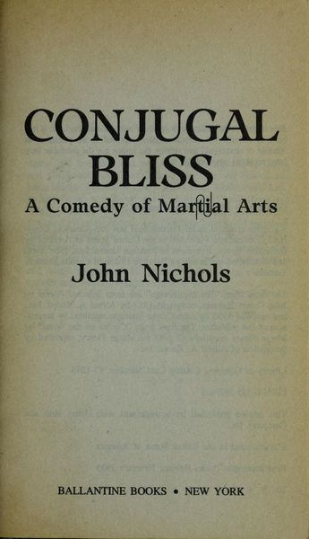 Conjugal Bliss