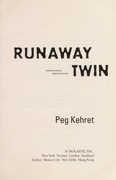 Runaway twin