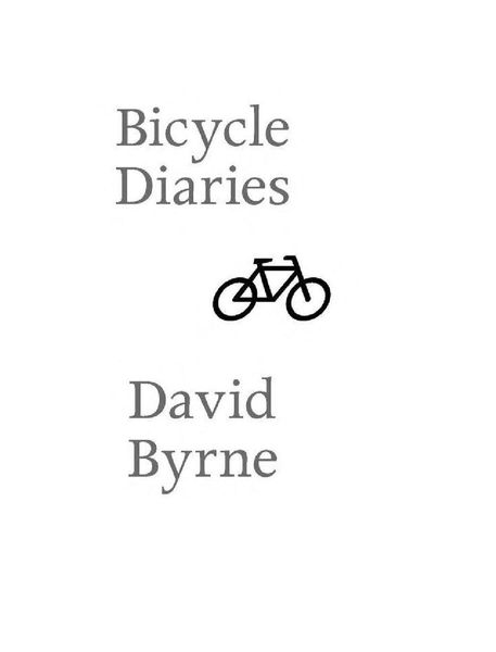 Bicycle diaries