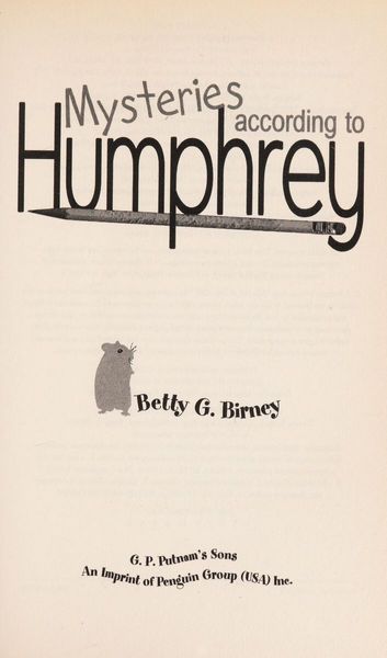 Mysteries according to Humphrey