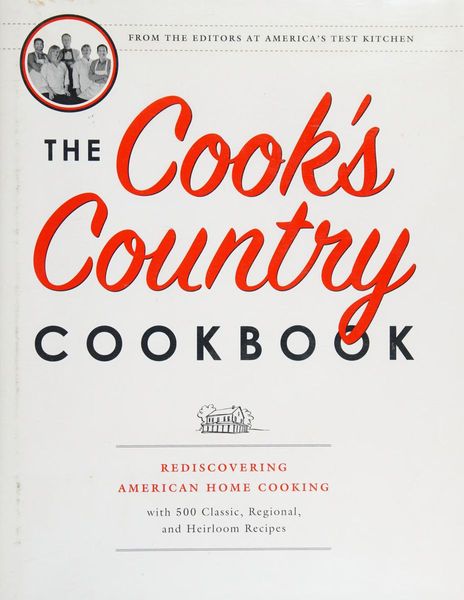 The cook's country cookbook