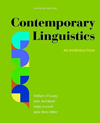 Contemporary Linguistics