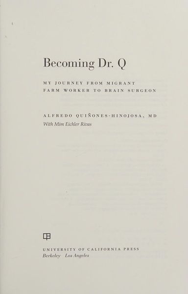 Becoming Dr. Q