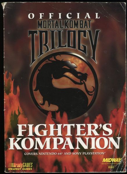 Official Mortal Kombat Trilogy Fighter's Kompanion