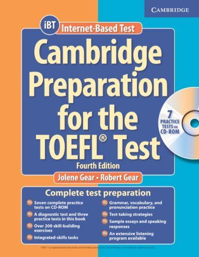 Cambridge Preparation for the TOEFL Test (Book & CD-ROM)