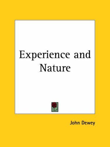 Experience and Nature