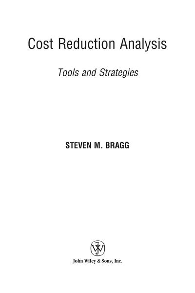 Cost reduction analysis