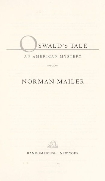 Oswald's tale