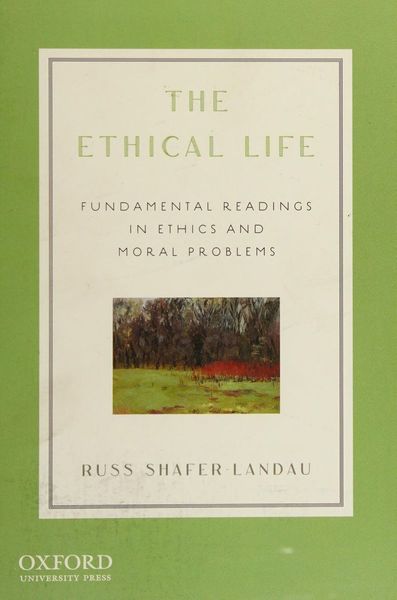 The ethical life