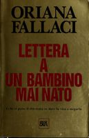 Lettera a un bambino mai nato