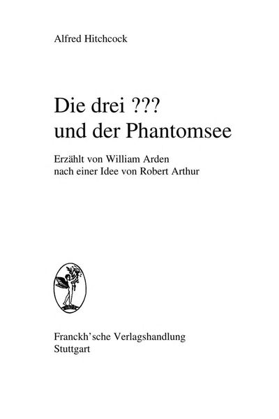 Die drei??? und der Phantomsee