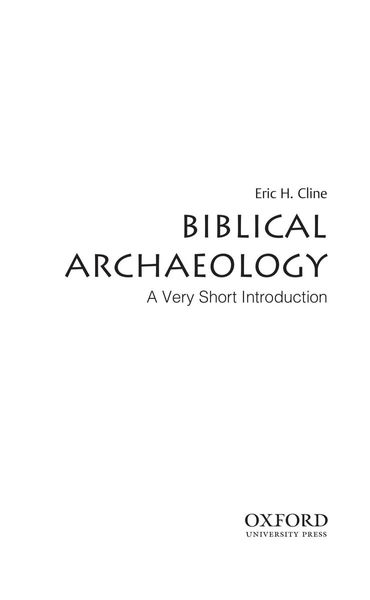 Biblical archaeology