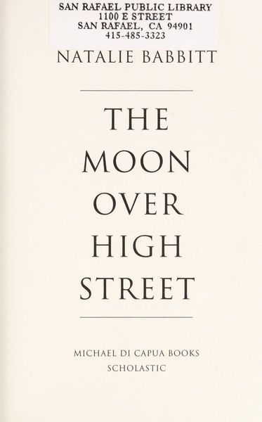 The moon over high street