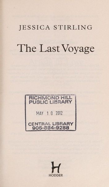 The last voyage