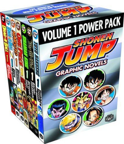 Shonen Jump Graphic Novels Power Pack, Vol. 1 (Contains Volume I of Dragon Ball, Dragon Ball Z, Naruto, One Piece, Shaman King, Yu-Gi-Oh!, and YuYu Hakusho)