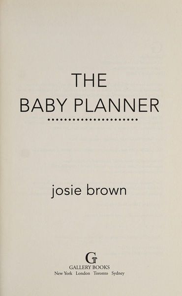 The baby planner