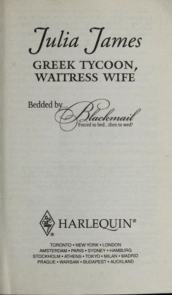 Greek tycoon, waitress wife