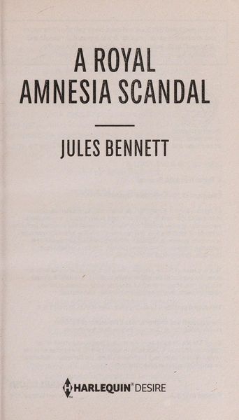 A Royal Amnesia Scandal