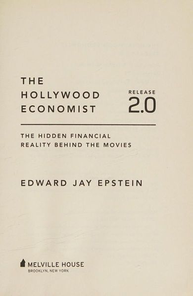 The Hollywood economist 2.0