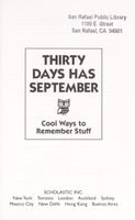 Thirty days has September