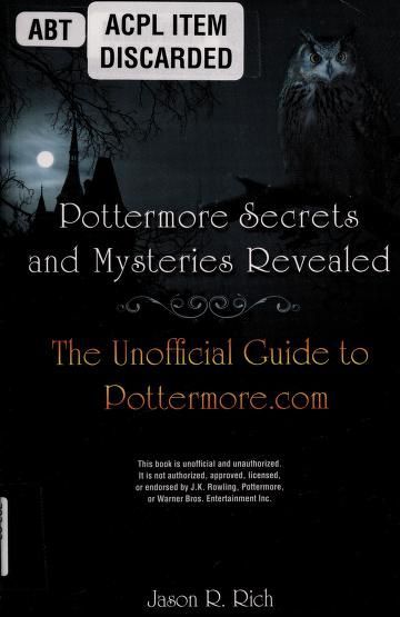 Pottermore secrets and mysteries revealed