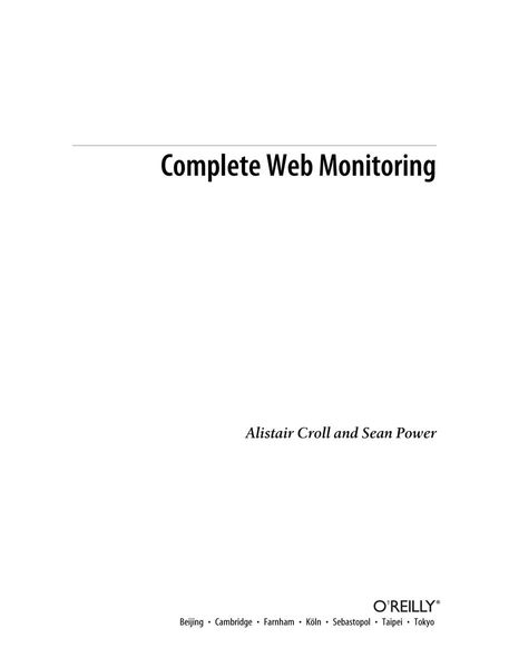 Complete web monitoring