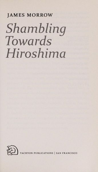 Shambling towards Hiroshima