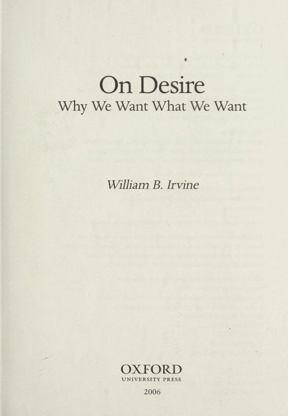 On desire