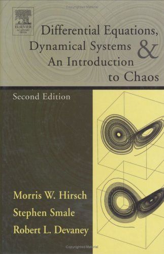 Differential Equations, Dynamical Systems, and an Introduction to Chaos (Pure and Applied Mathematics (Academic Press), 60.)