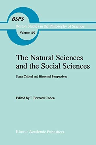 The Natural Sciences and the Social Sciences