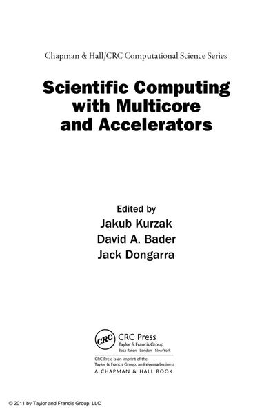 Scientific computing with multicore and accelerators