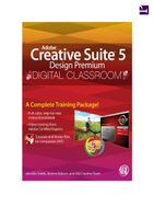 Adobe Creative Suite 5 Design Premium digital classroom