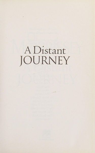 A distant journey