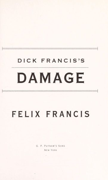 Dick Francis's Damage