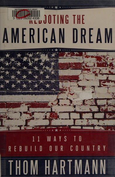 Rebooting the American dream